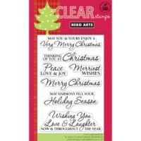 Hero Arts - Christmas Sentiments Stamp Set