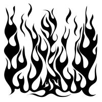The Crafters Workshop - Mini Flames Stencil