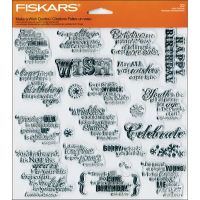 Fiskars - Make A Wish Quote Stamp Set