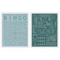 Tim Holtz Alterations - Bingo & Patchwork Embossing Folders  ~