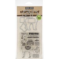 Hero Arts Stamp & Cut - Alpaca Stamp Set