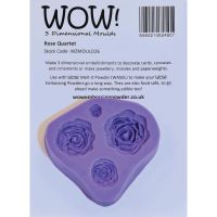 WOW - Rose Quartet 3D Molds  -