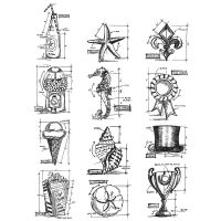 Tim Holtz Stampers Anonymous - Mini Blueprints 6