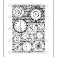 Heartfelt Creations - Timeless Clock Precut Stamp