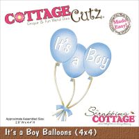 Cottage Cutz - It's A Boy Balloons Die