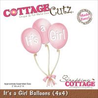 Cottage Cutz - It's A Girl Balloons Die