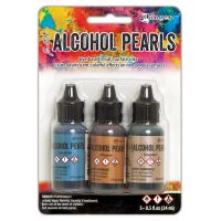 Tim Holtz Ranger - Alcohol Pearl Inks/Celestrial-Mineral-Smolder