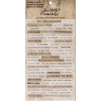 Tim Holtz Idea-ology - Clippings Stickers  **