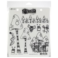 Ranger - Dylusions Toadstool Town Stamp Set  -