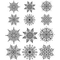 Tim Holtz Stampers Anonymous - Mini Swirly Snowflakes