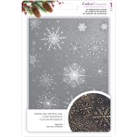 Crafter's Companion - Sparkling Snowflake 3D Embossing Folder