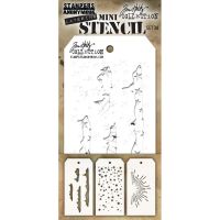 Tim Holtz Stampers Anonymous - Mini Stencil Set 38  -