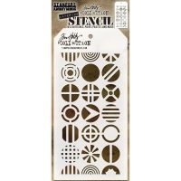 Tim Holtz Stampers Anonymous - Patchwork Circle Stencil