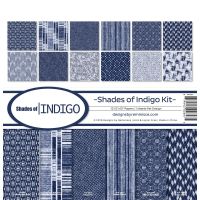 Reminisce - Shades of Indigo 12x12 paper pack