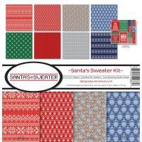 Reminisce - Santa's Sweater Kit 12x12 paper pack