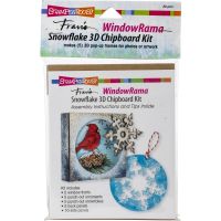 Stampendous - WindowRama Snowflake 3D Chipboard Kit  -