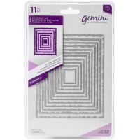 Crafters Companion Gemini - Torn Edge Rectangles Dies