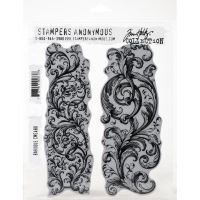 Tim Holtz Stampers Anonymous - Baroque Stamp Set