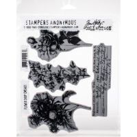 Tim Holtz Stampers Anonymous - Flower Shop Stamp Set