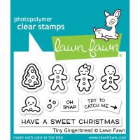 Lawn Fawn - Tiny Gingerbread Stamp and Die Bundle  -