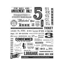 Tim Holtz Stampers Anonymous - Eccentric Stamp Set