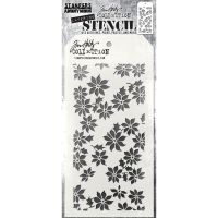 Tim Holtz Stampers Anonymous - Tiny Poinsettia Stencil