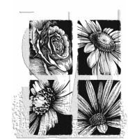 Tim Holtz Stampers Anonymous - Bold Botanicals Stamp Set