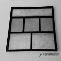 Foundations Decor - Magnetic Shadow Box Frame - Black
