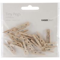 KaiserCraft - Tiny Wooden Peg Clothespins