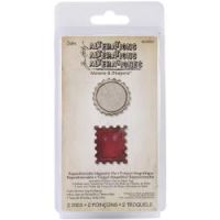 Tim Holtz Sizzix Movers & Shapers - Bottle Cap and Stamp