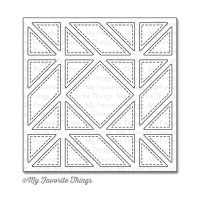My Favorite Things Die-Namics - RETIRED Diagonal Quilt Square Cover-Up Diie