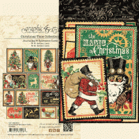 Graphic 45 - Christmas Time Ephemera & Journaling Cards  -