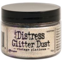 Tim Holtz Ranger - Distress Glitter Dust Vintage Platinum  ~
