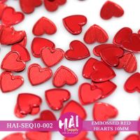 HAI - 10mm Red Hearts  -