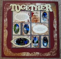 Quick Quotes Premier 4 Page Scrapbook Kit - "Together"