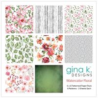 Gina K Designs - Watercolor Floral Designer Paper