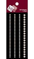 Zva Basic Lines Pearls - 0.03cm and 0.05cm White