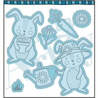 Dare 2B Artzy Home Grown - Honey Bunny Stamp AND Die Set  -