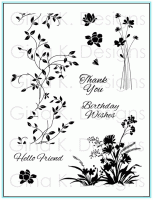 Gina K Designs - Wild Blossoms Stamp Set