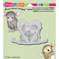 Stampendous - House Mouse Candy Cane Kiss Stamp