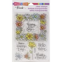 Stampendous - Flower Frame Stamp Set  -