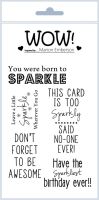 WOW - Born to Sparkle Stamp Set  -