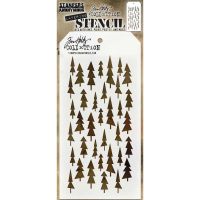 Tim Holtz Stampers Anonymous - Tree Lot Stencil  -
