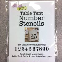 The Crafters Workshop - Table Tent Stencils
