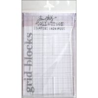 Tim Holtz Stampers Anonymous grid-blocks
