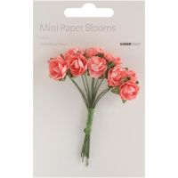 Kaisercraft - Mini Paper Flower Blooms (Colors: Coral)