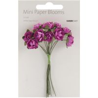 Kaisercraft - Mini Paper Flower Blooms (Colors: Grape)