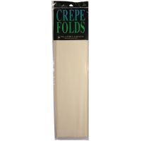 Crepe Folds Crepe Paper (Colors: Ivory)