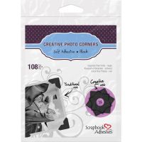 Scrapbook Adhesives/3L - Creative Photo Corners  ^ (Colors: Black)