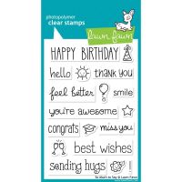 Lawn Fawn - So Much To Say Stamp Set  -